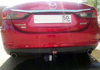 Фаркоп AvtoS для Mazda 6 седан 2012-2021. Артикул MZ 03