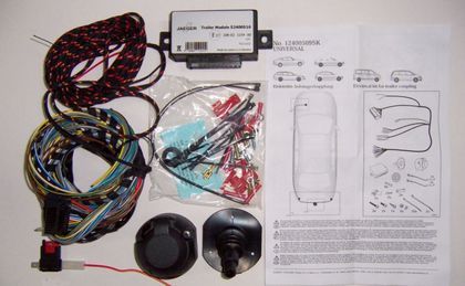 Штатная электрика фаркопа Hak-System (полный комплект) 7-полюсная для Peugeot Boxer фургон 2011-2021. Артикул 12500565