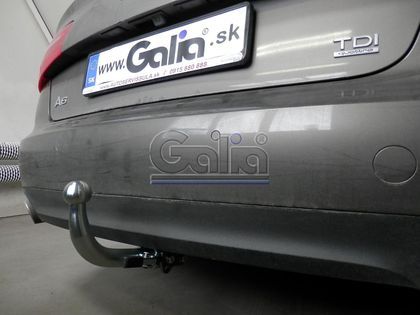 Фаркоп Galia оцинкованный для Audi A7 Sportback 2010-2014. Быстросъемный крюк. Артикул A049C