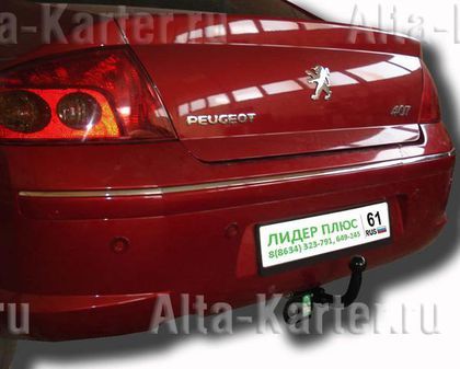 Фаркоп Лидер-Плюс для Peugeot 407 седан 2004-2010. Артикул P103-A