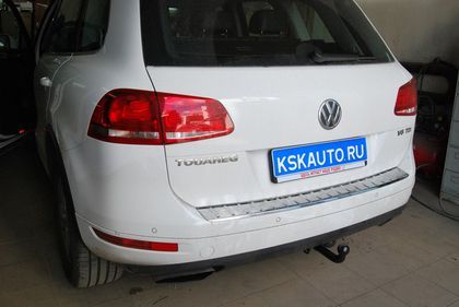 Фаркоп Лидер-Плюс для Volkswagen Touareg II 2010-2017. Артикул V118-A
