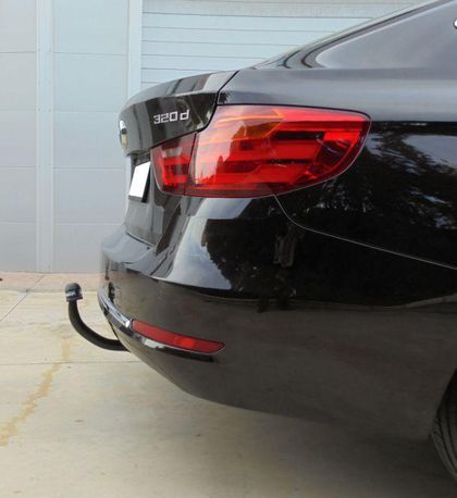 Фаркоп Aragon (быстросъемный крюк, вертикальное крепление) для BMW 3-серия F34 Gran Turismo 2013-2020. Быстросъемный крюк. Артикул E0800JV
