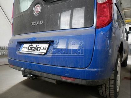 Фаркоп Galia оцинкованный для Fiat Doblo II (вкл. 4WD) 2010-2021. Быстросъемный крюк. Артикул F111C