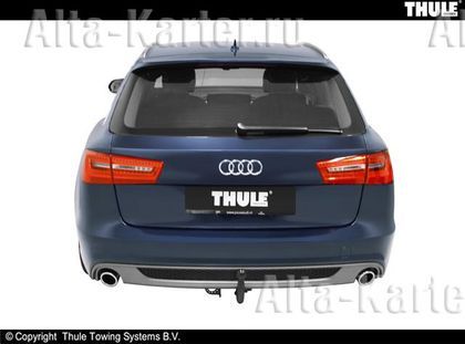 Фаркоп Brink (Thule) для Audi A7 Sportback (вкл. Quattro, S-Line) 2010-2014. Быстросъемный крюк. Артикул 589500