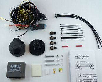 Штатная электрика фаркопа Hak-System (полный комплект) 7-полюсная для Renault Kadjar 2015-2021. Артикул 12180544