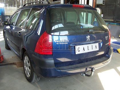 Фаркоп Galia оцинкованный для Peugeot 307 универсал 2002-2008. Артикул P036A