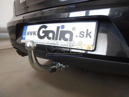 Фаркоп Galia оцинкованный для Seat Exeo седан, универсал 2009-2013. Быстросъемный крюк. Артикул A036C