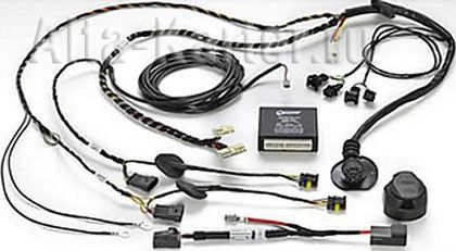 Штатная электрика фаркопа Westfalia (полный комплект) 13-полюсная для Jeep Cherokee KL 2014-2021. Артикул 342200300113