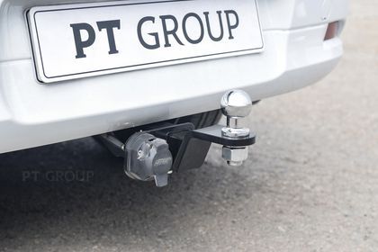 Фаркоп PT Group для Renault Logan II 2014-2021 Седан. Быстросъемный крюк. Артикул RLO991101