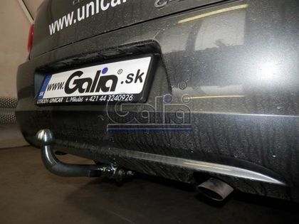 Фаркоп Galia оцинкованный для Peugeot 301 2013-2021. Быстросъемный крюк. Артикул C064C