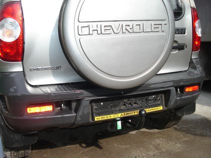 Фаркоп Tavials (Лидер-Плюс) (со съемным шаром) для Chevrolet Niva 2123 Bertone 1999-2009. Артикул T-VAZ-18A