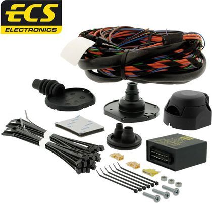 Штатная электрика фаркопа ECS (полный комплект) 7-полюсная для Seat Ateca 2016-2021. Артикул VW146B1