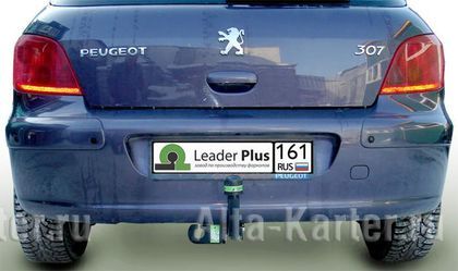 Фаркоп Лидер-Плюс для Peugeot 307 хэтчбек 2001-2008. Артикул P106-A