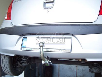 Фаркоп Galia оцинкованный для Hyundai i10 I 2008-2013. Быстросъемный крюк. Артикул H075C