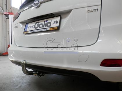 Фаркоп Galia оцинкованный для Opel Zafira C универсал 2012-2021. Быстросъемный крюк. Артикул O062C